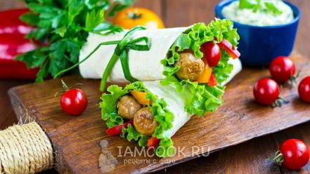 Рецепт шаурмы вегетарианской