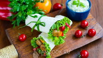 Рецепт шаурмы вегетарианской