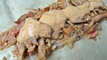 Рецепт шавермы с запеченной курицей и майонезным соусом