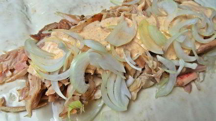 Рецепт шавермы с запеченной курицей и майонезным соусом