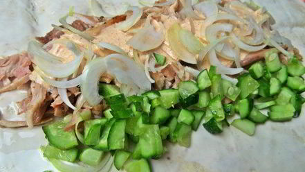 Рецепт шавермы с запеченной курицей и майонезным соусом