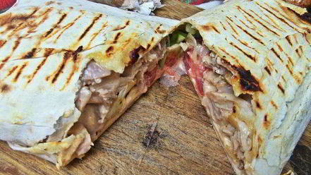 Рецепт шавермы с запеченной курицей и майонезным соусом