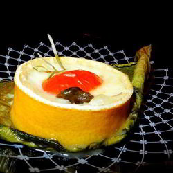 Рецепт Сицилийской закуски Лимоны с моцареллой