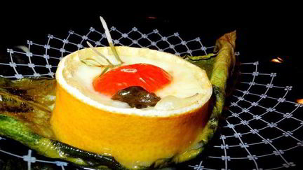 Рецепт Сицилийской закуски Лимоны с моцареллой