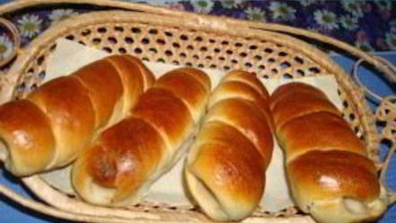 Рецепт сосисок в тесте без дрожжей