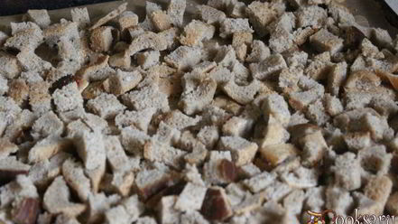 Рецепт ароматных ржаных сухариков