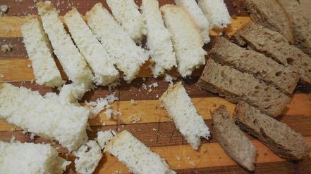 Рецепт домашних сухариков в духовке