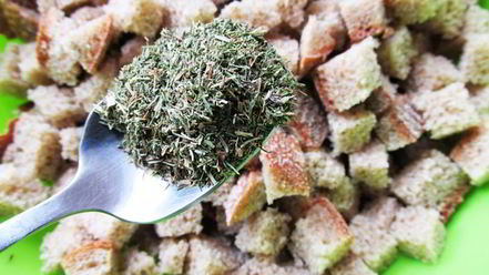 Рецепт хлебных сухариков