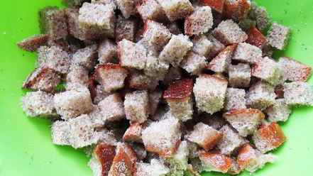 Рецепт хлебных сухариков