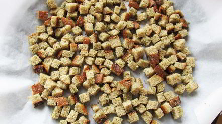 Рецепт хлебных сухариков