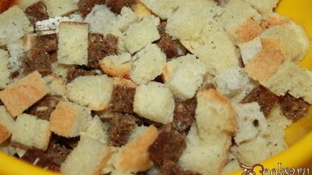 Рецепт хрустящих и ароматные сухарики ассорти