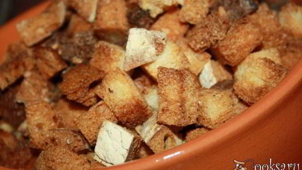 Рецепт хрустящих и ароматные сухарики ассорти