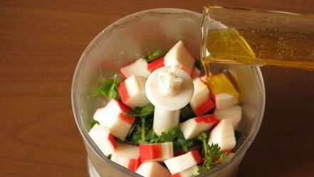 Рецепт крабовых сухариков