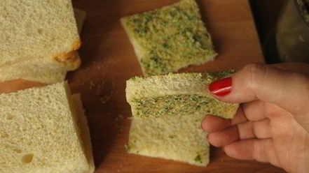 Рецепт крабовых сухариков