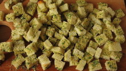 Рецепт крабовых сухариков