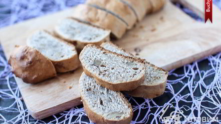 Рецепт медовых сухариков с грецкими орехами