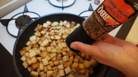 Рецепт острых сухариков