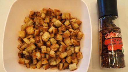 Рецепт острых сухариков