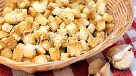 Рецепт сухариков аппетитных