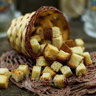 Рецепт Сухариков чесночных