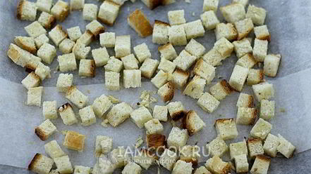 Рецепт сухариков чесночных