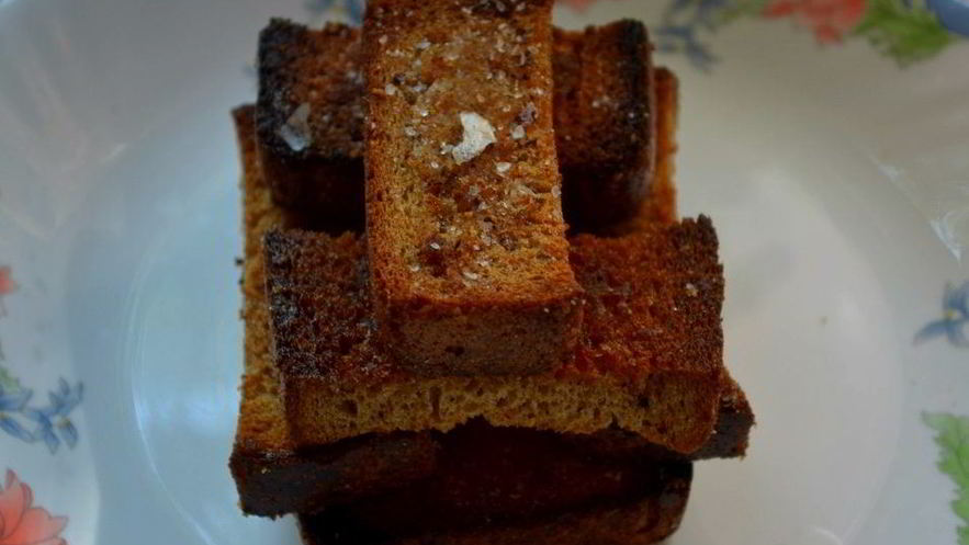 Рецепт сухариков домашних