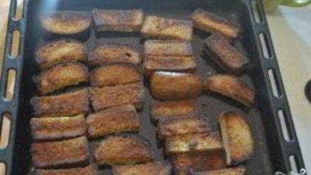 Рецепт сухариков домашних