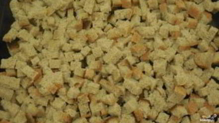 Рецепт сухариков из черного хлеба в духовке