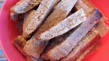 Рецепт сухариков миндальных