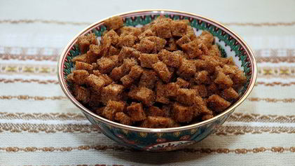 Рецепт Сухариков на сковороде