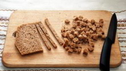 Рецепт сухариков на сковороде