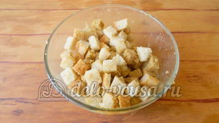 Рецепт сухариков с горчицей