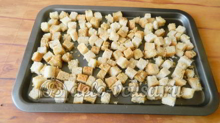 Рецепт сухариков с горчицей