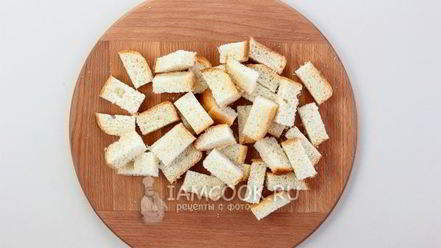 Рецепт сухариков с сыром в духовке