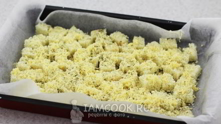 Рецепт сухариков с сыром