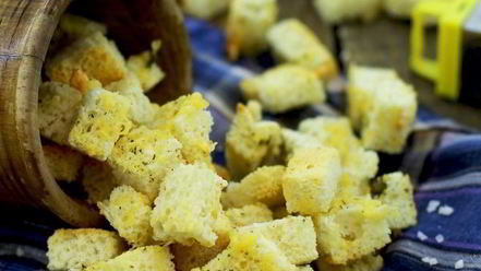 Рецепт сухариков с сыром