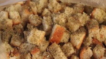 Рецепт сухариков со вкусом курицы