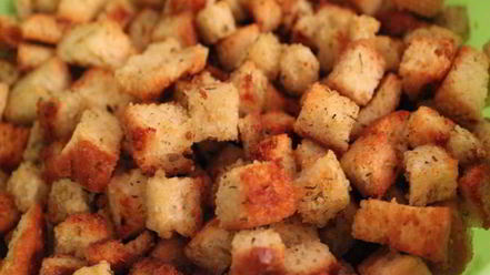 Рецепт сухариков со вкусом курицы