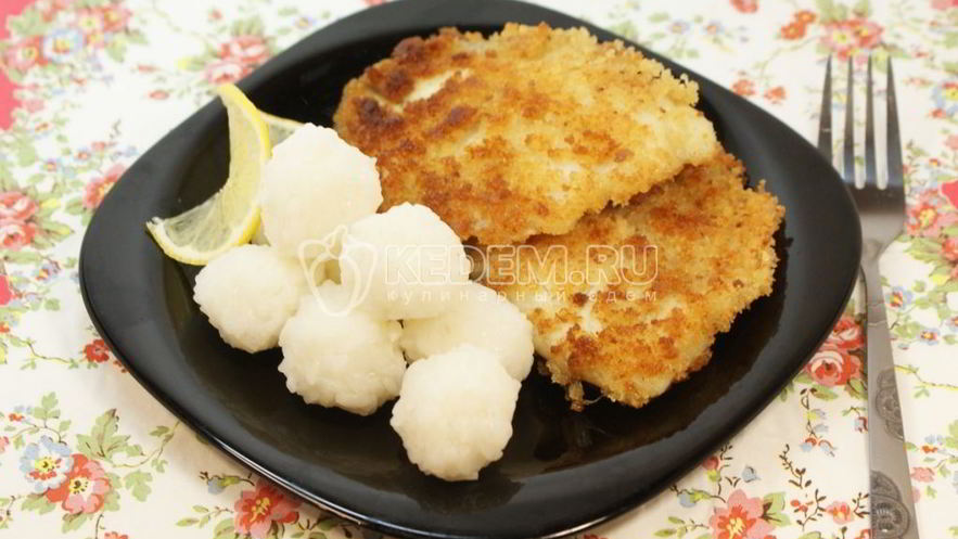 Рецепт тилапии в сухариках