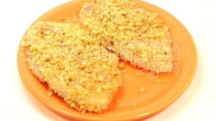 Рецепт тилапии в сухариках