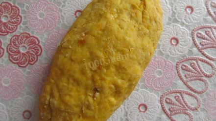 Рецепт тыквенных сухариков с изюмом