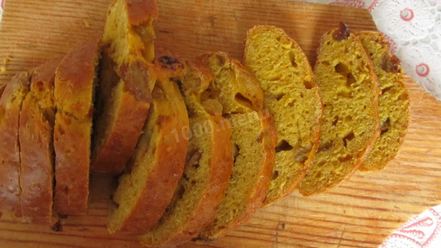 Рецепт тыквенных сухариков с изюмом