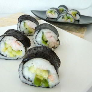 Рецепт Домашних суш с креветками