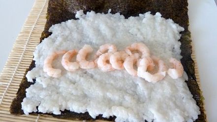 Рецепт домашних суш с креветками