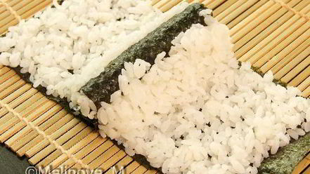 Рецепт кадзарей-суш божья коровка