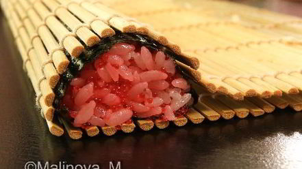 Рецепт кадзарей-суш божья коровка