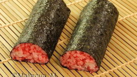 Рецепт кадзарей-суш божья коровка