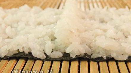 Рецепт кадзарей-суш божья коровка