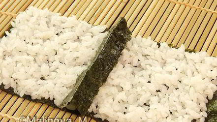 Рецепт кадзарей-суш божья коровка