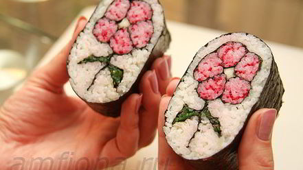 Рецепт кадзарей-суш цветок